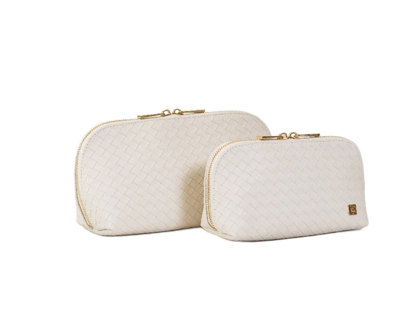 TRVL LUXE Duo Case- Woven Sand