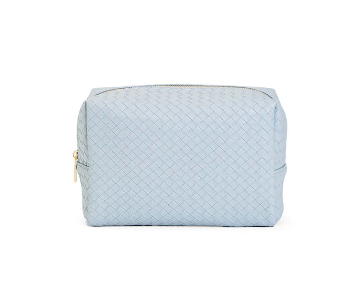 TRVL LUXE Everyday Cosmetic Bag- Woven Surf
