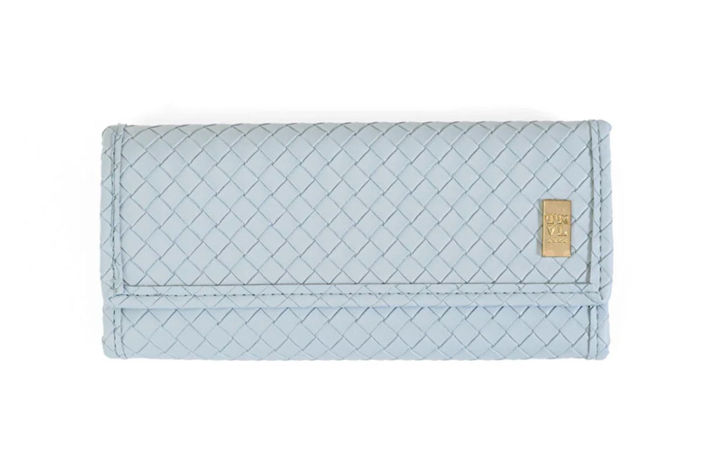 TRVL LUXE Jewelry Wallet- Woven Surf