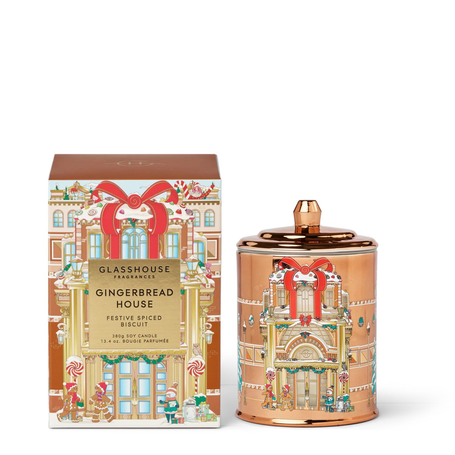13.4 oz Candle- Gingerbread House