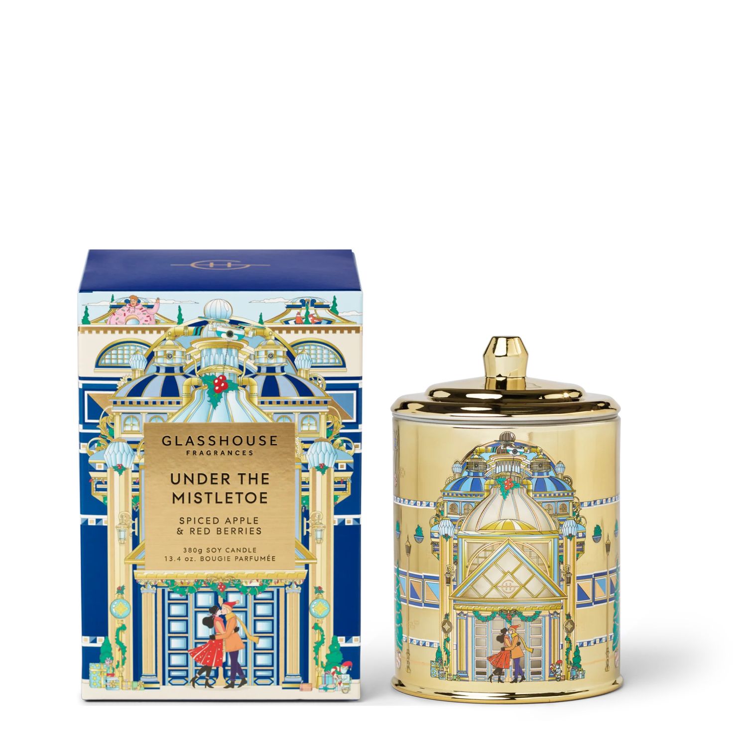 13.4 oz Candle- Under the Mistletoe