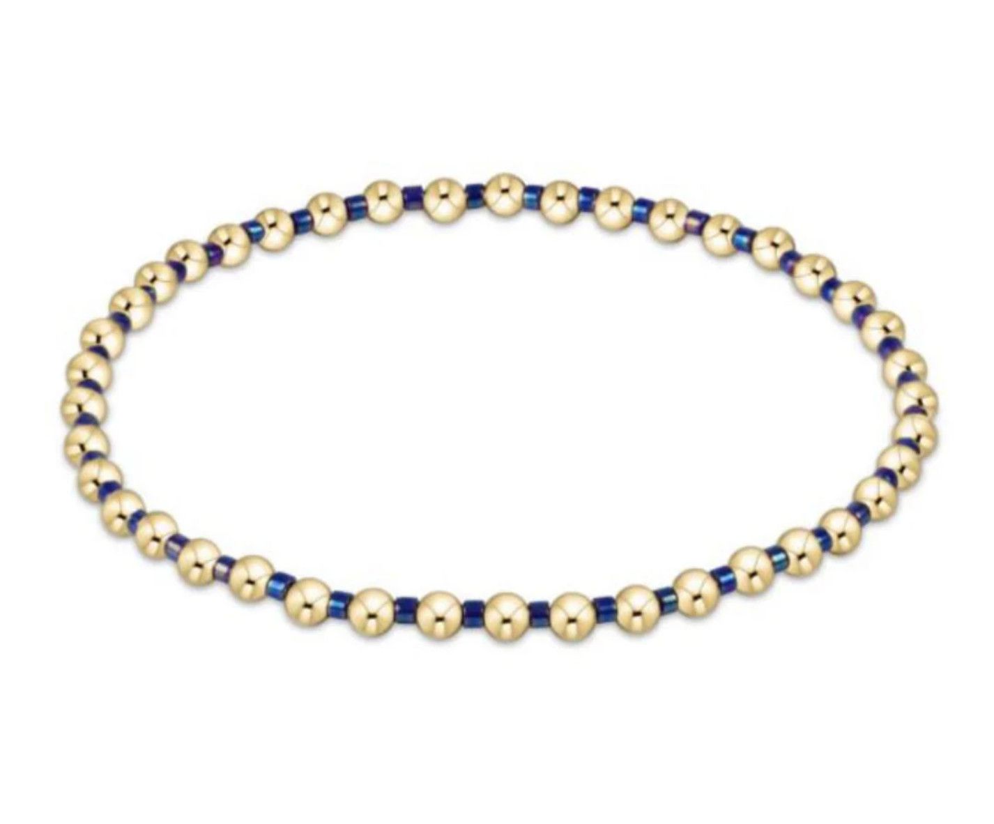 Hope Grateful Bracelet- Blue Metallic