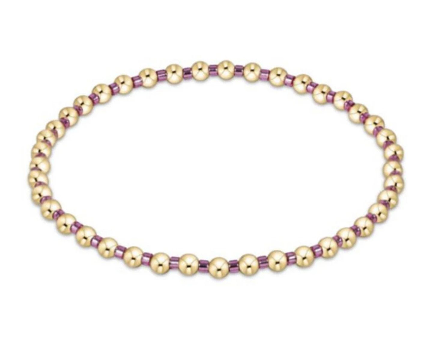 Hope Grateful Bracelet- Pink Metallic