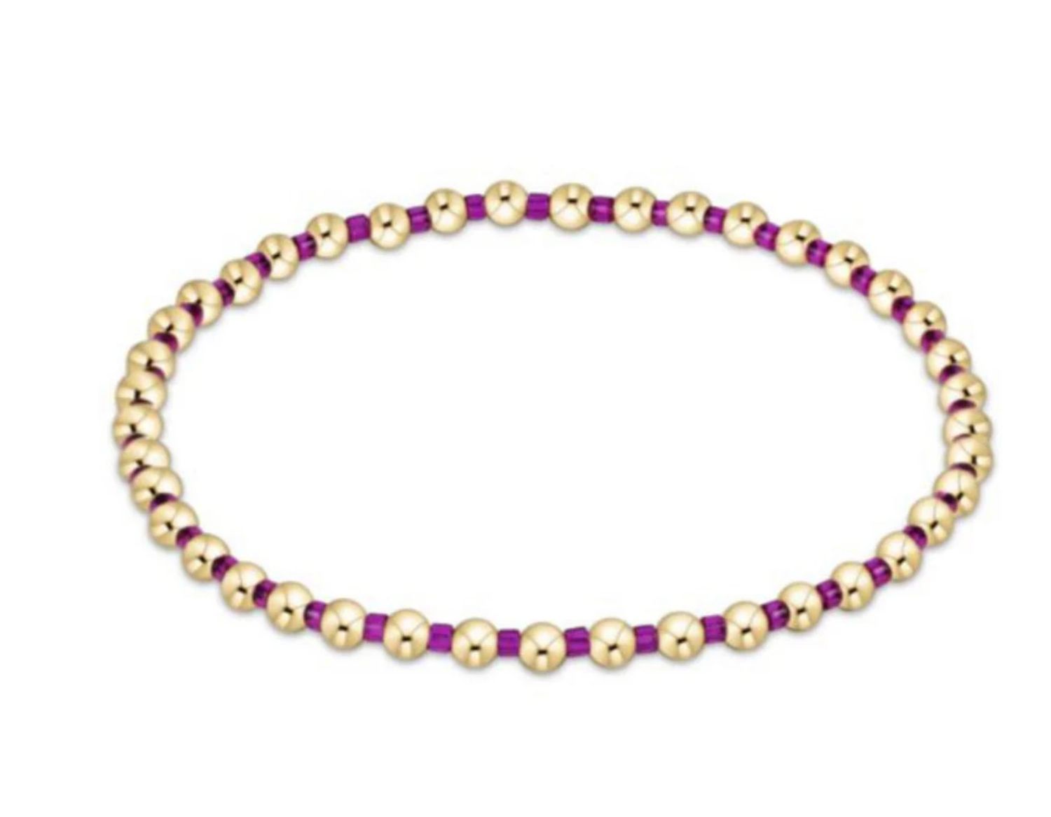 Hope Grateful Bracelet- Fuchsia