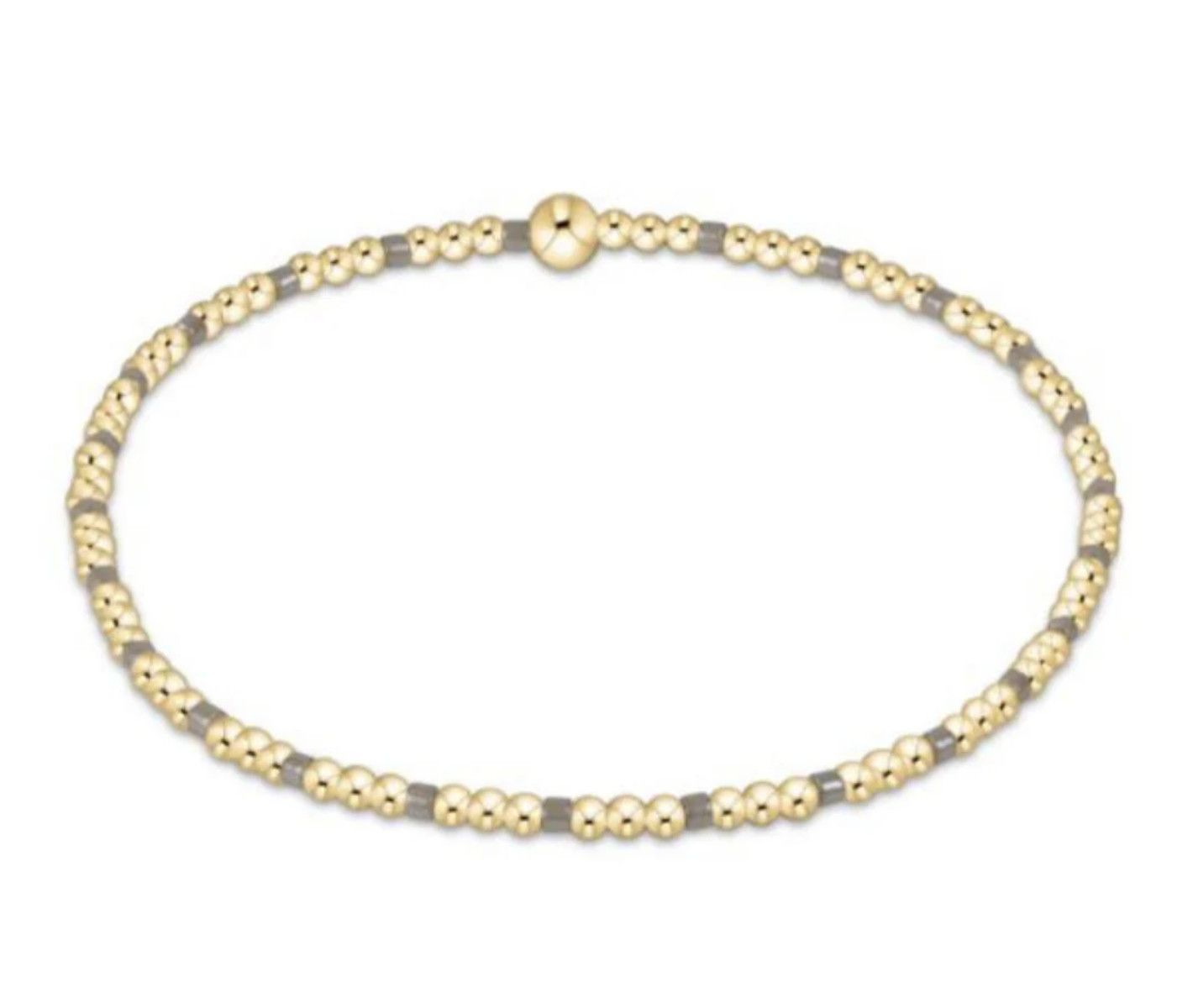Hope Sincerity 2mm Bead Bracelet- Milkshake