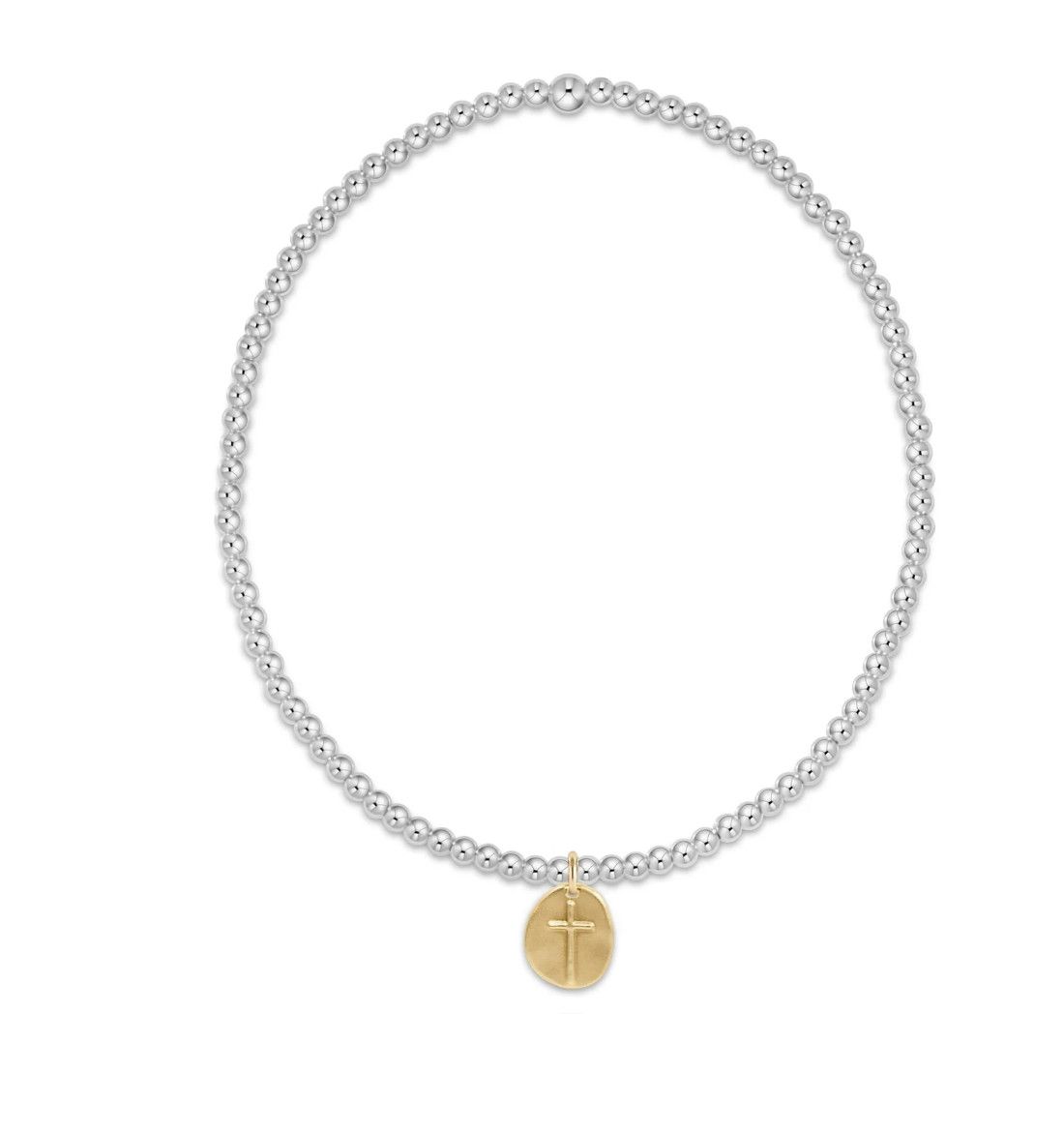 Classic Mixed Metal 2mm- Inspire Love Small Gold Charm
