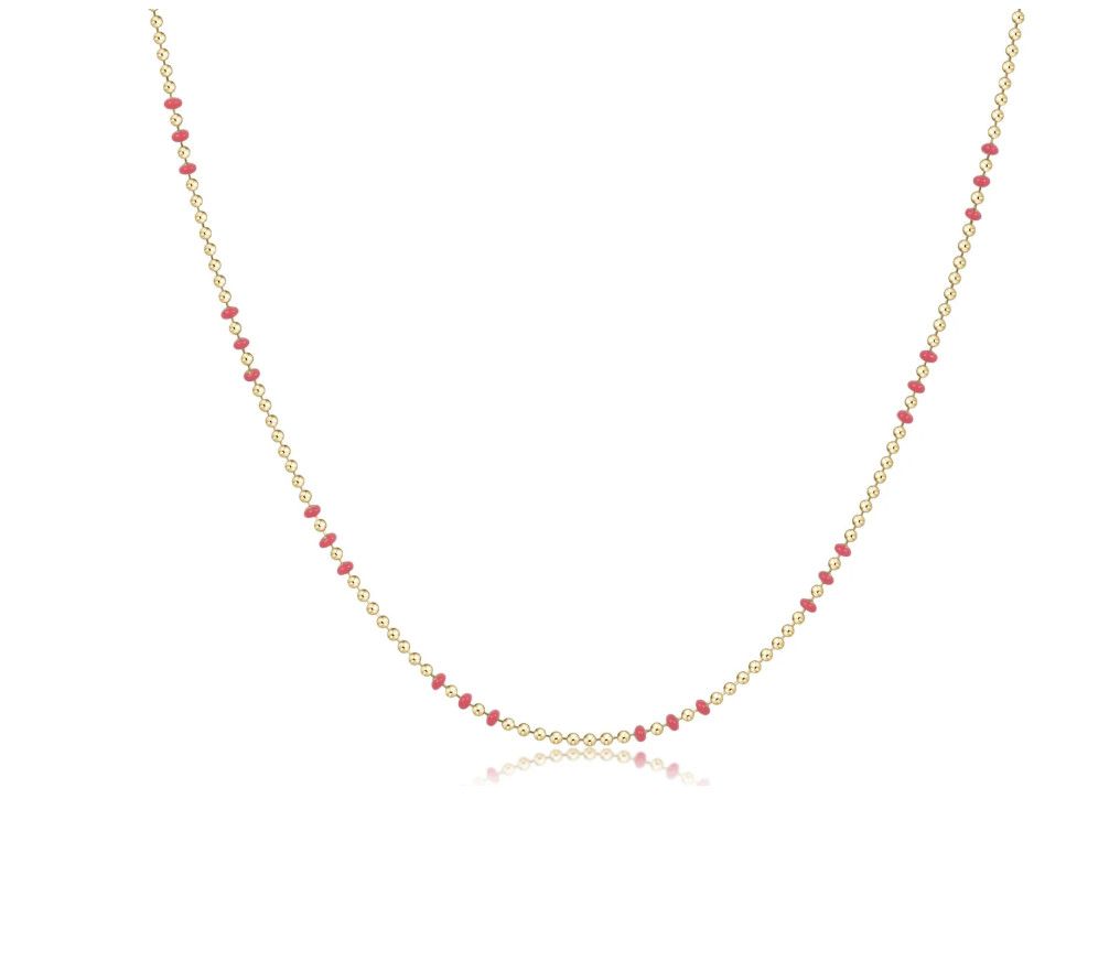 EN 15&quot; Choker Hope Joy- Bright Pink