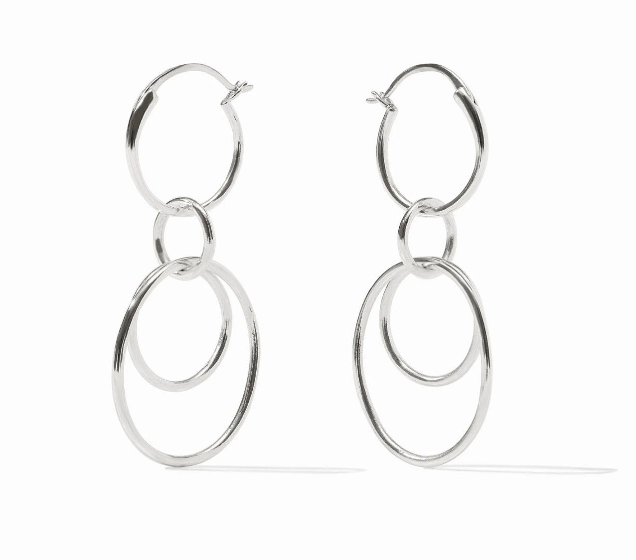 Simone 3 in 1 Earring Silver