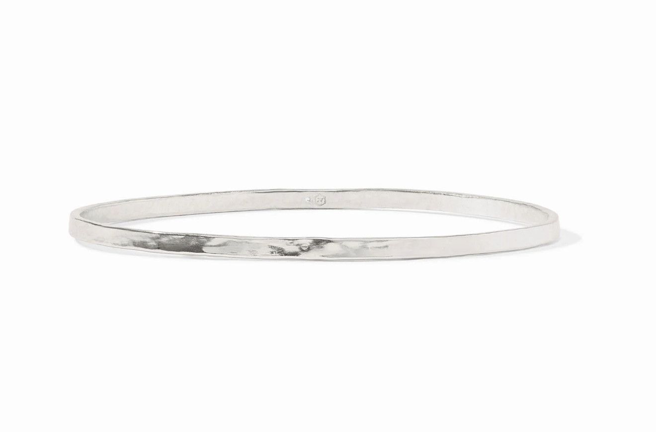 Crescent Bangle Silver Medium