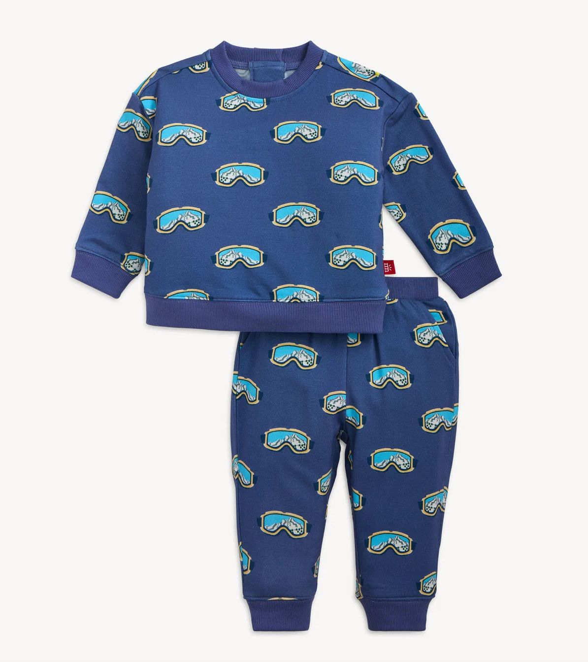 Navy Powder Fleece Sweatsuit