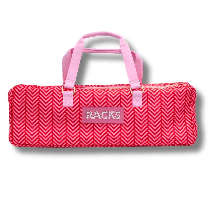 Mahjong Rack + Folded Mat Bag- Red Arrows