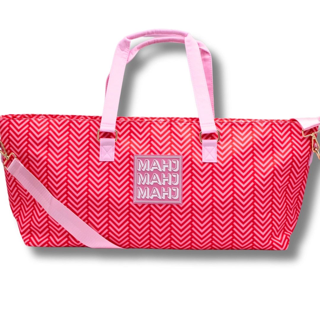 Mahjong Tote Bag- Red Arrows