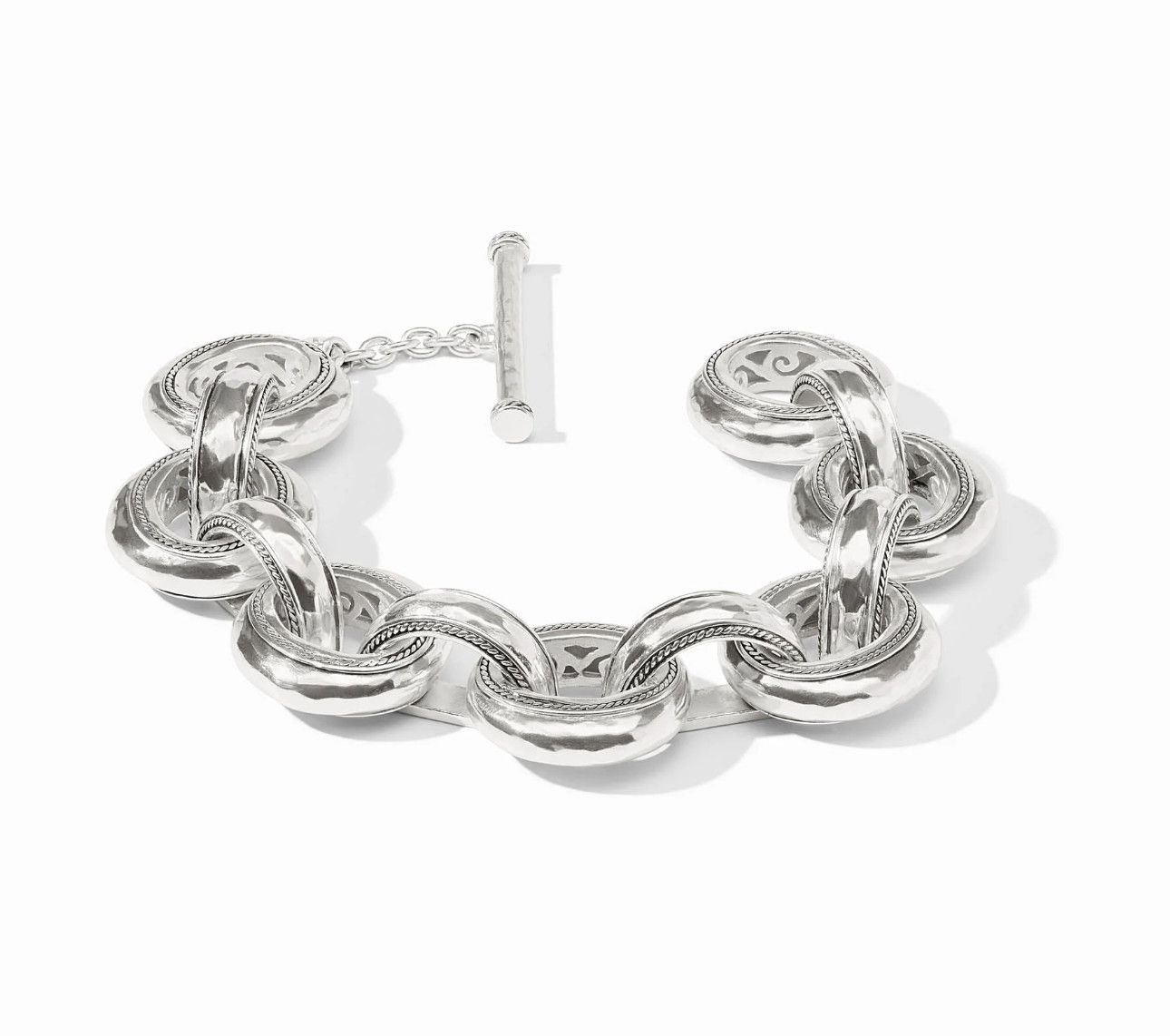 Cannes Demi Link Bracelet Silver Reg (8.5&quot;)