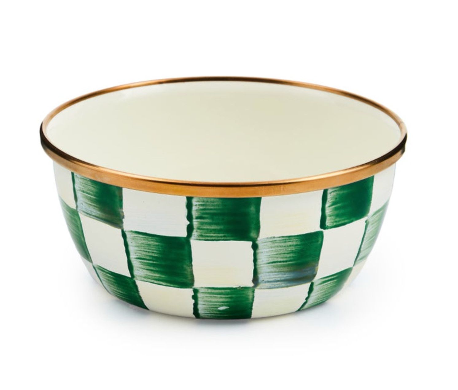Emerald Check Pinch Bowl
