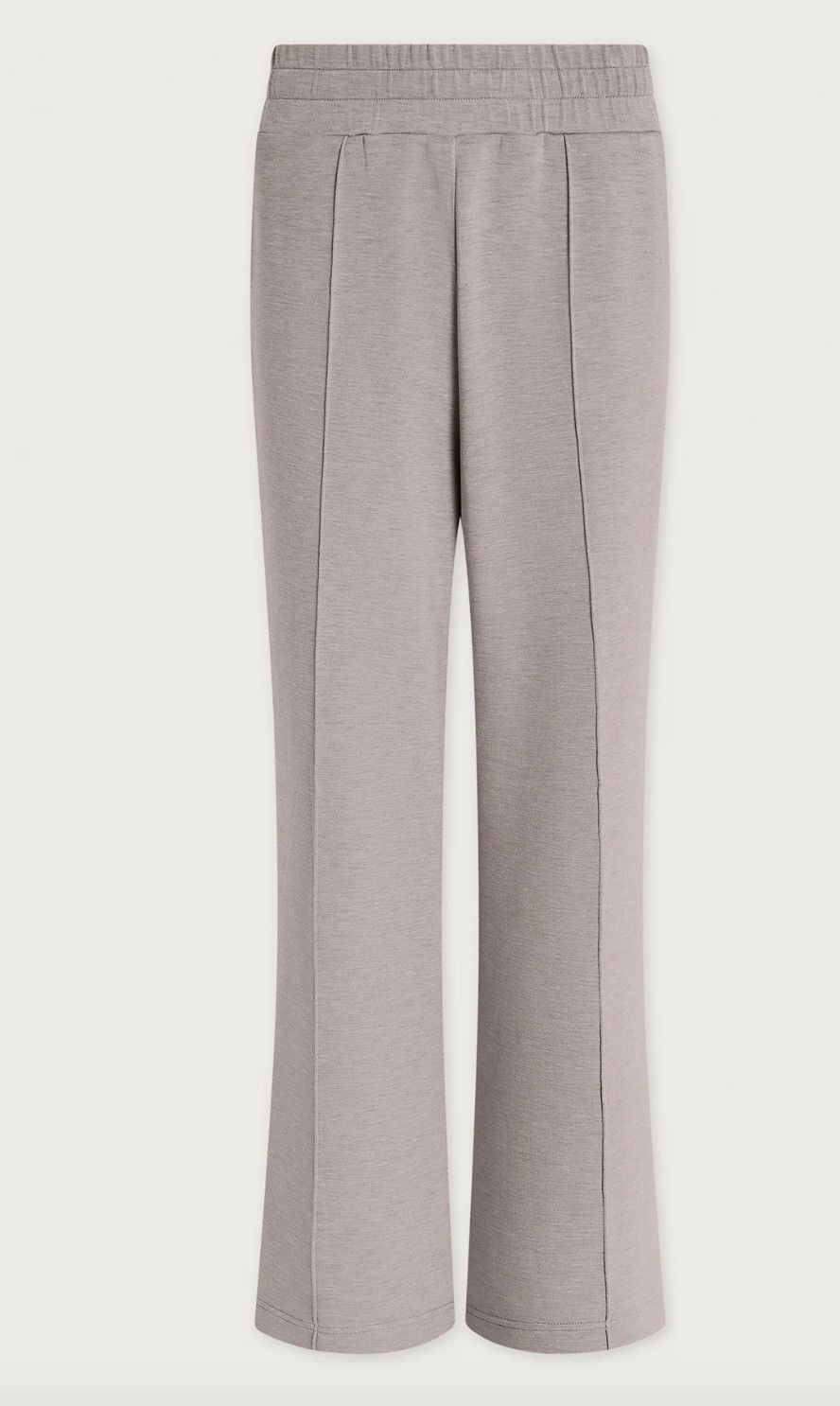 The Wide Leg Pant- Taupe Marl