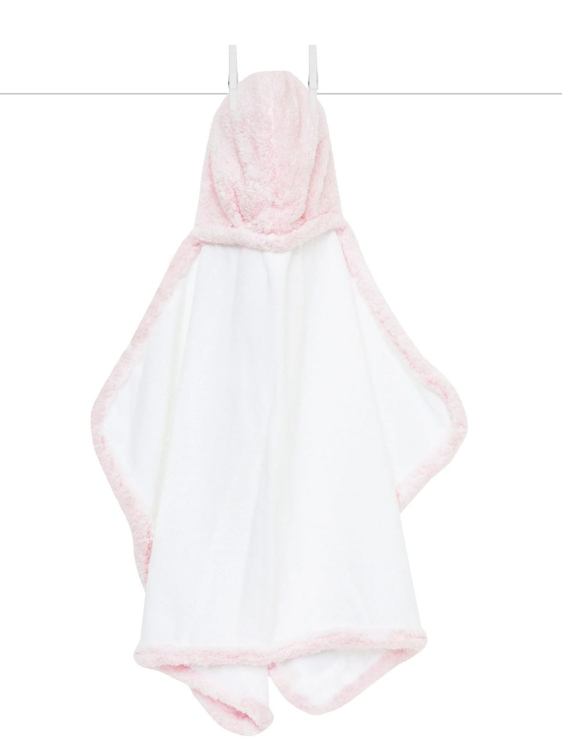 LG Chenille Hooded Baby Towel (asst colors), Color: Pink