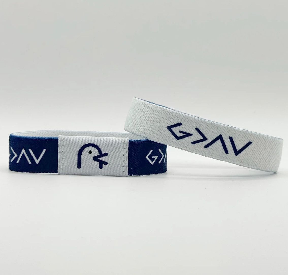 God Is Greater Navy Bracelet - Small
