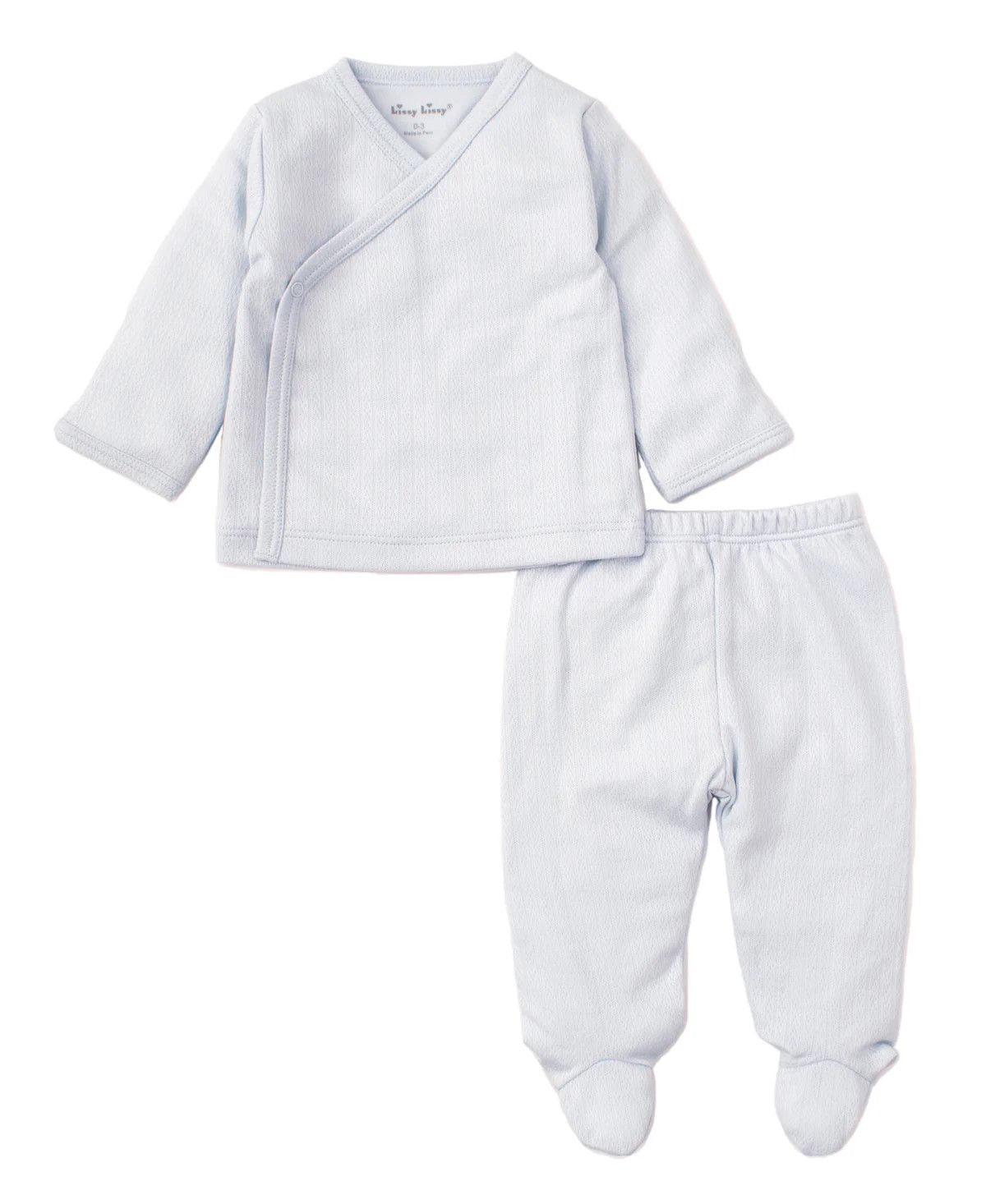 KK 2pc Pointelle Cross Tee/Pant Set