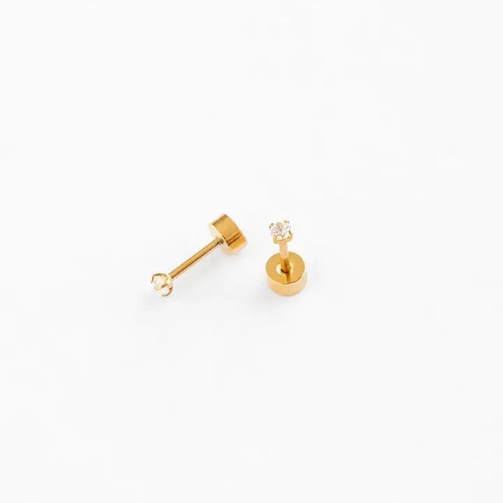 Mini Diamond Stud Earring
