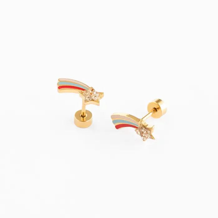 Shooting Star Stud Earring