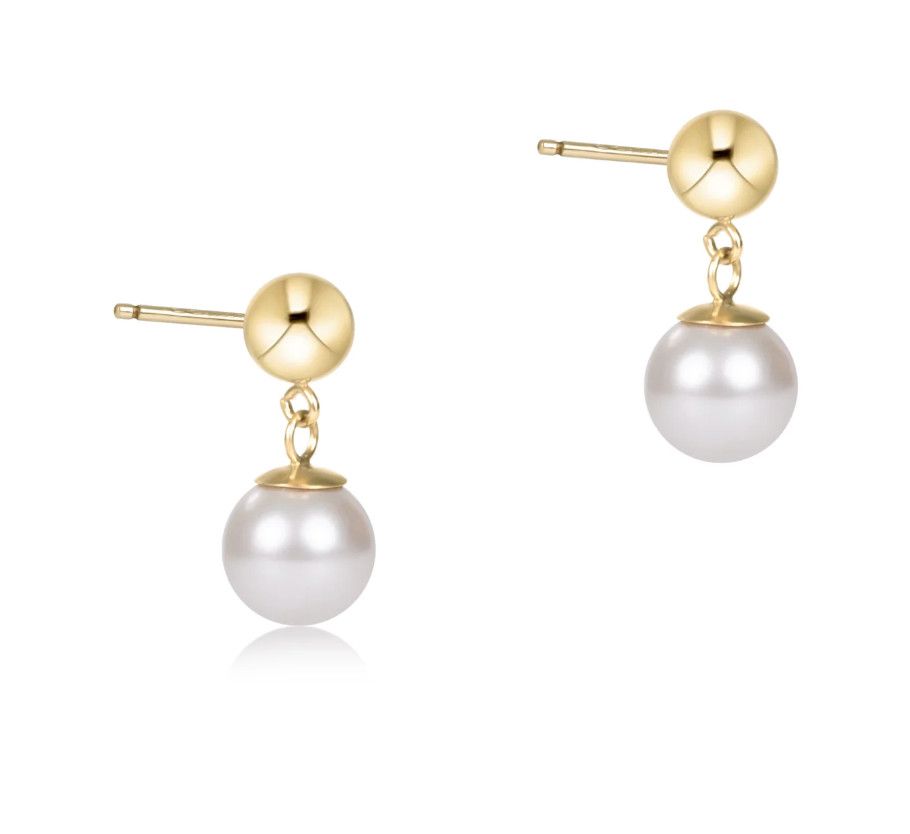 Pearl Classic 8mm Ball Drop Stud