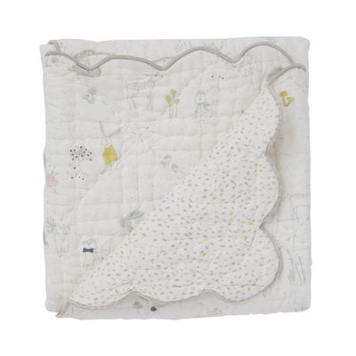 Pehr Pin Dot Blanket- Sea