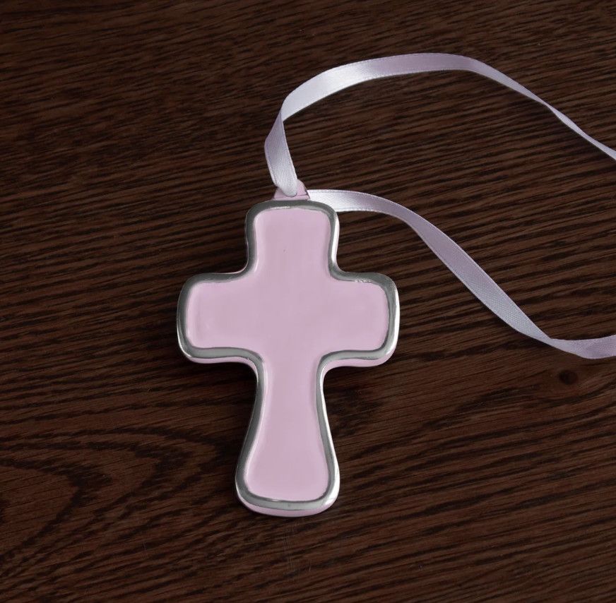 BB Encanto Athens Cross Ornament- Lilac