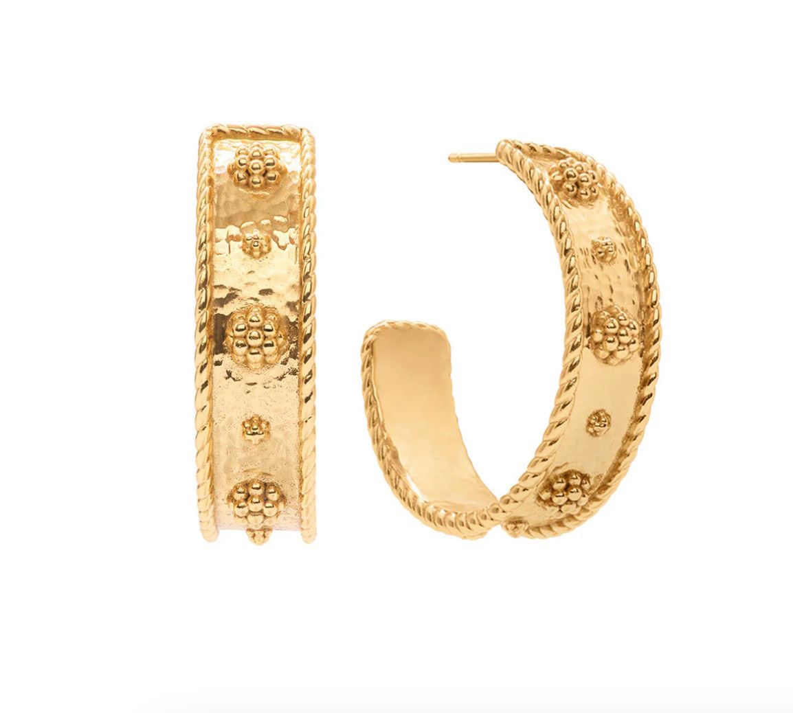 Berry Classic Medium Earrings Gold