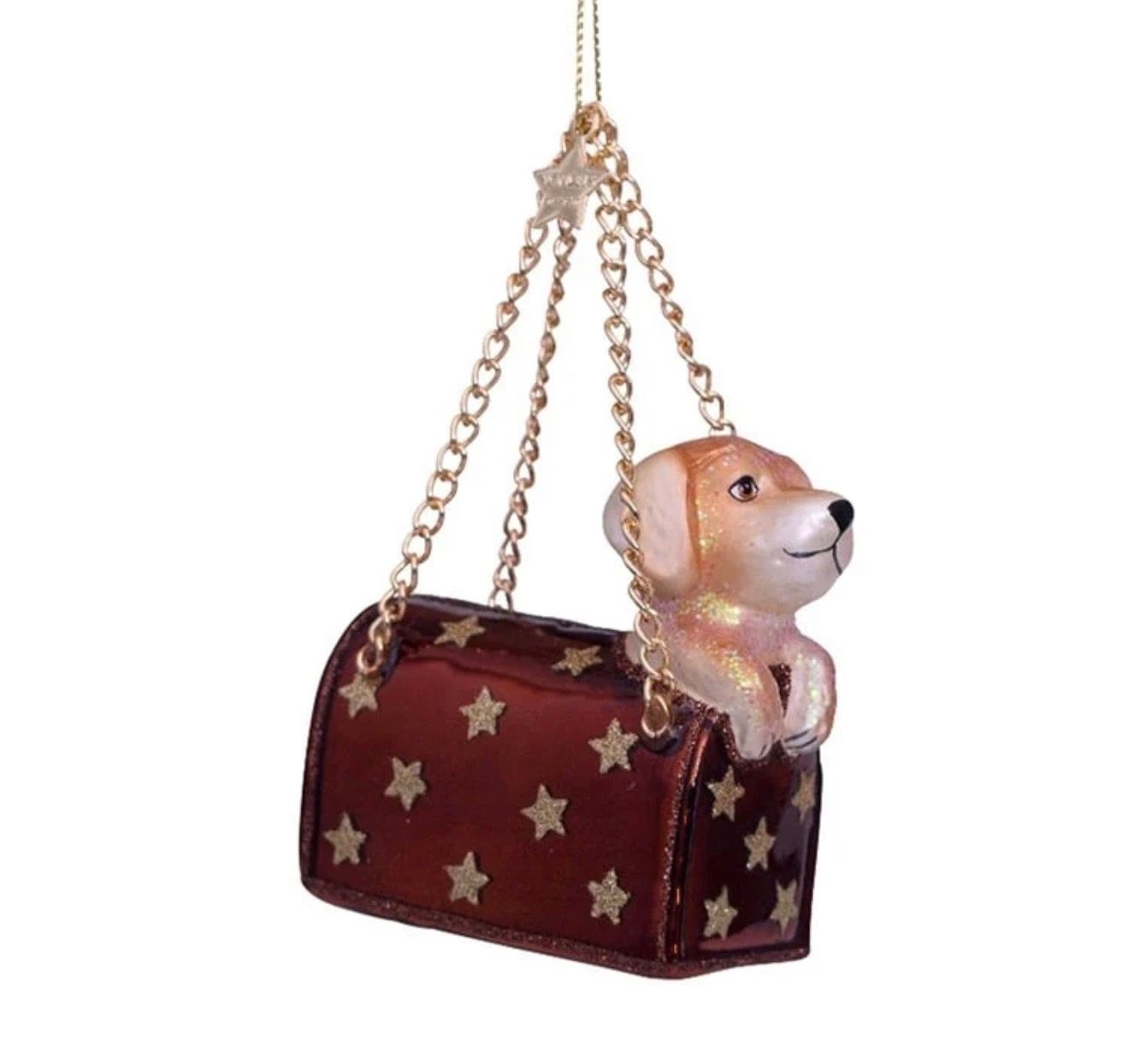 Opal Bag with Labrador Puppy Ornament