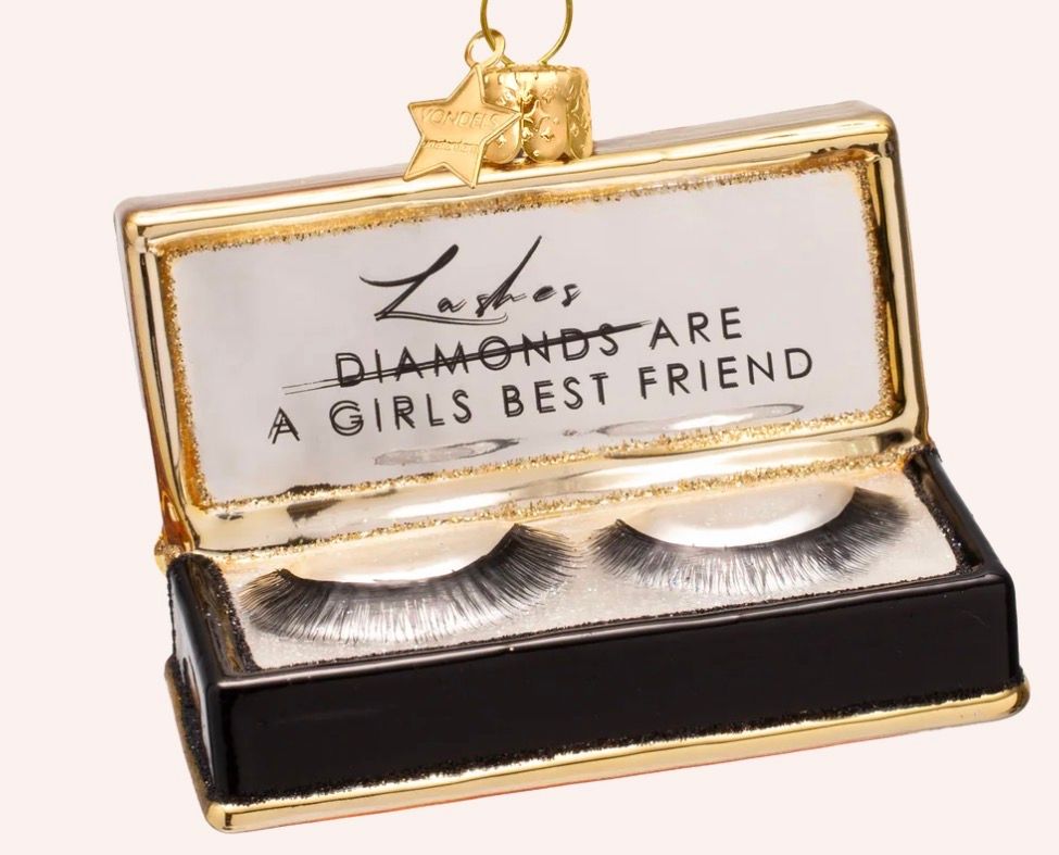Fake Eyelashes Ornament