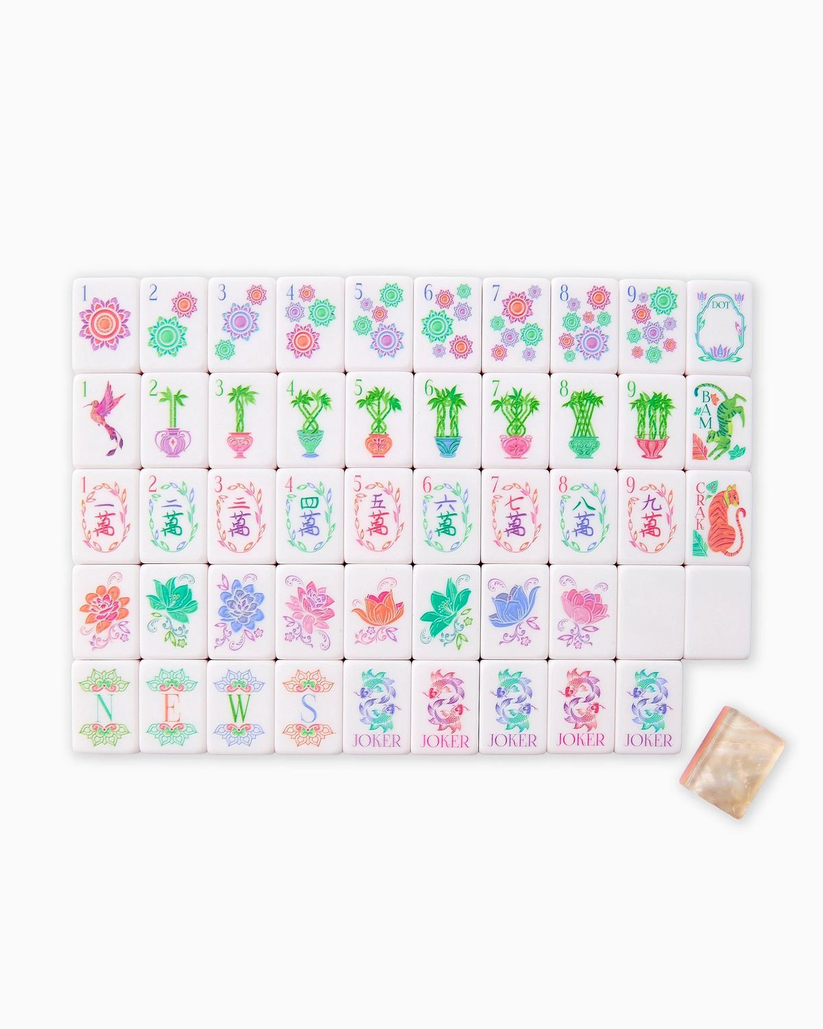 Pearlescent Mahjong Tiles