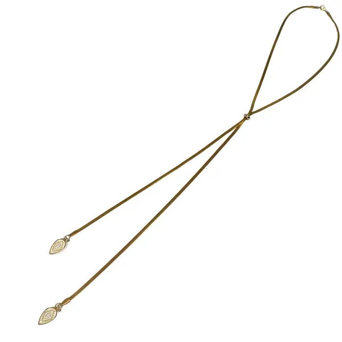 Herringbone Bolo Gold-Filled  18" Necklace