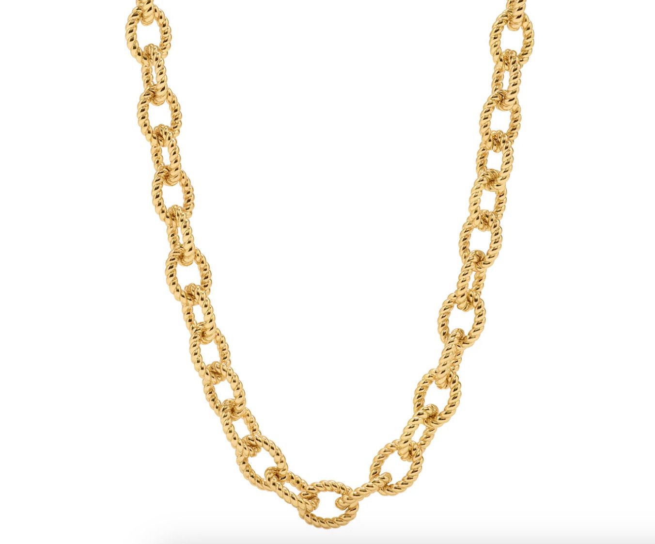 Victoria Small Chain Necklace 18" - Gold