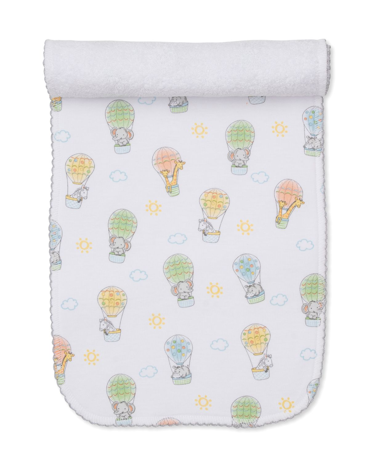 Sky High Adventure Burp Cloth