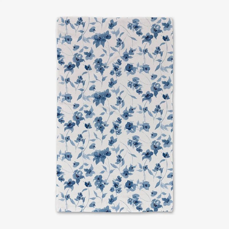 Blue Floral Luxe Tea Towel