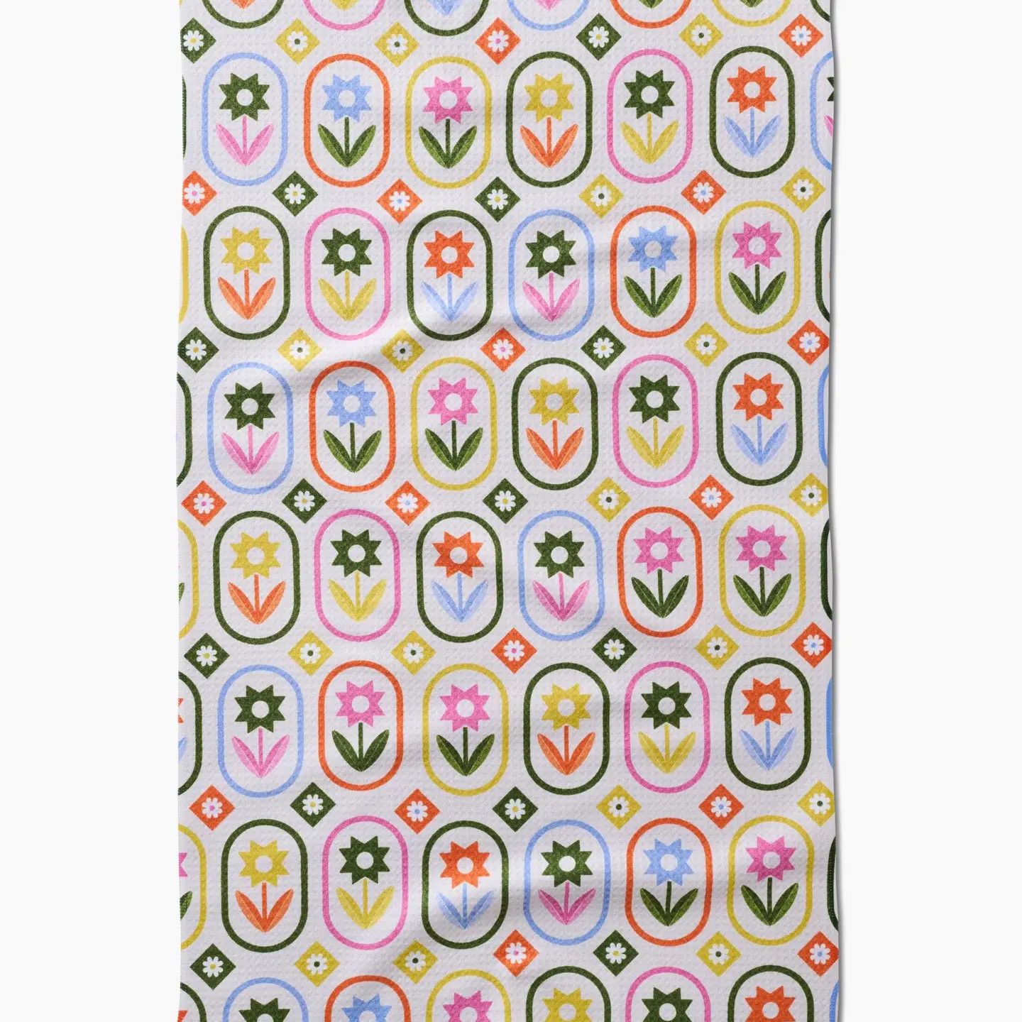 Petal Patchwork Tea Towel