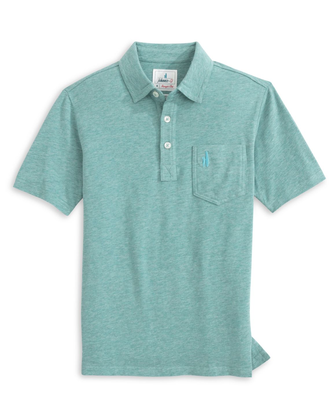 Original Heathered Polo - Seaglass 