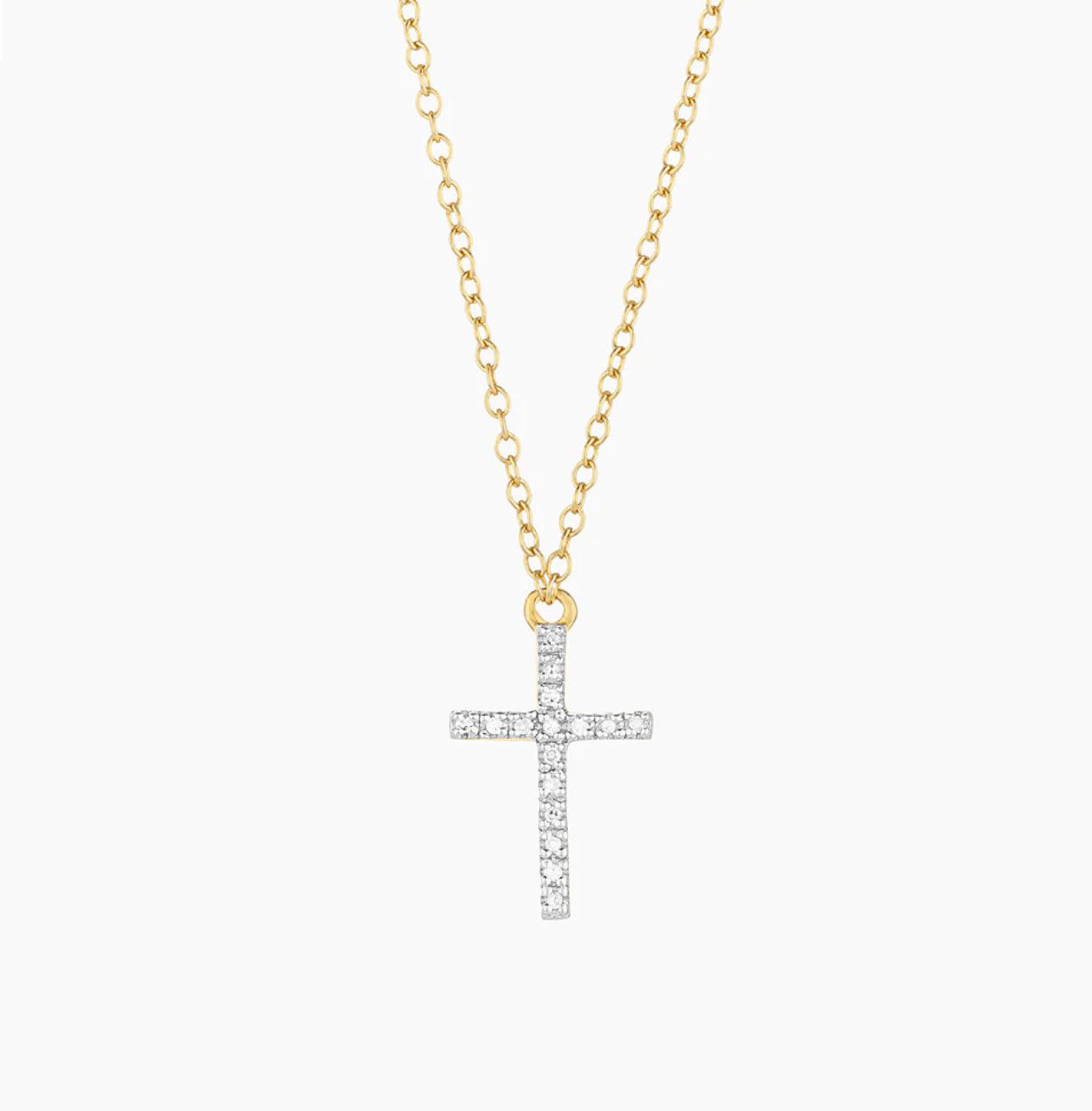 Believe Cross Pendant Necklace