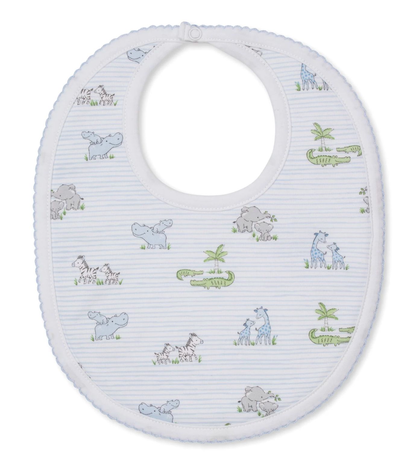 Safari Party Burp Cloth - Blue