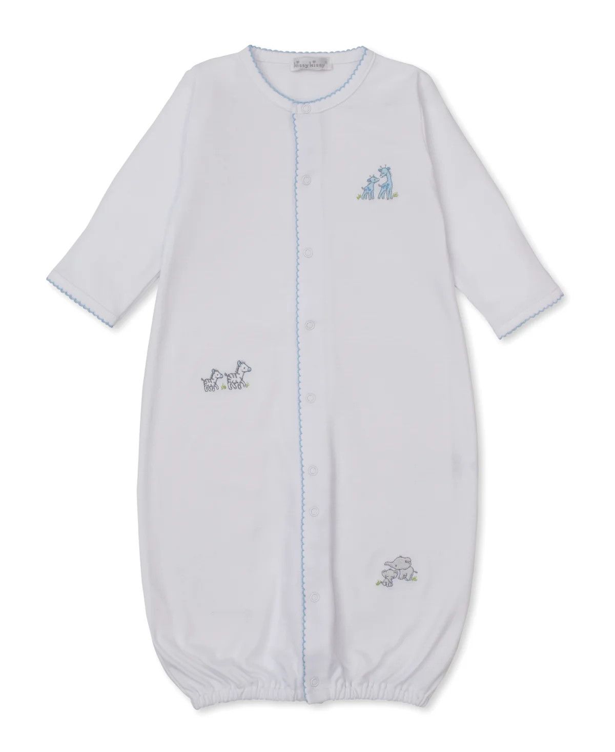 KK Converter Gown Safari Party White/Lt Blue 