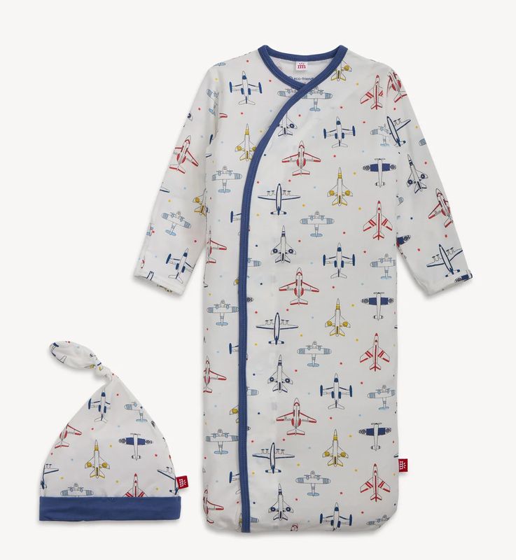 Just Plane Fun Modal Gown + Hat Set