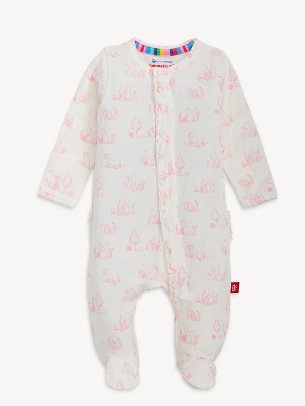 MM Sweeter Than Hunny Magnetic Footie w/ Ruffle