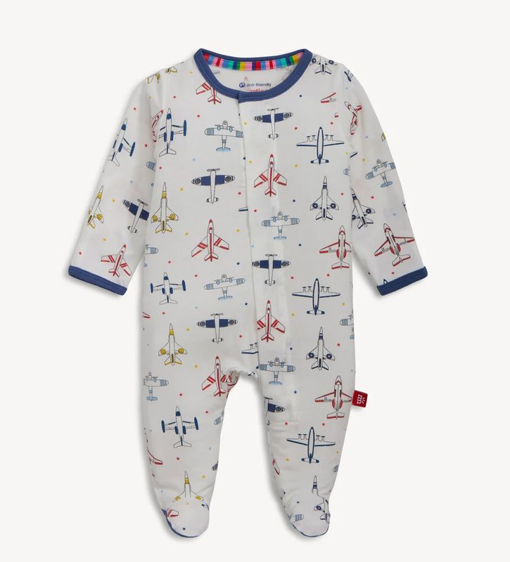 Just Plane Fun Modal Footie