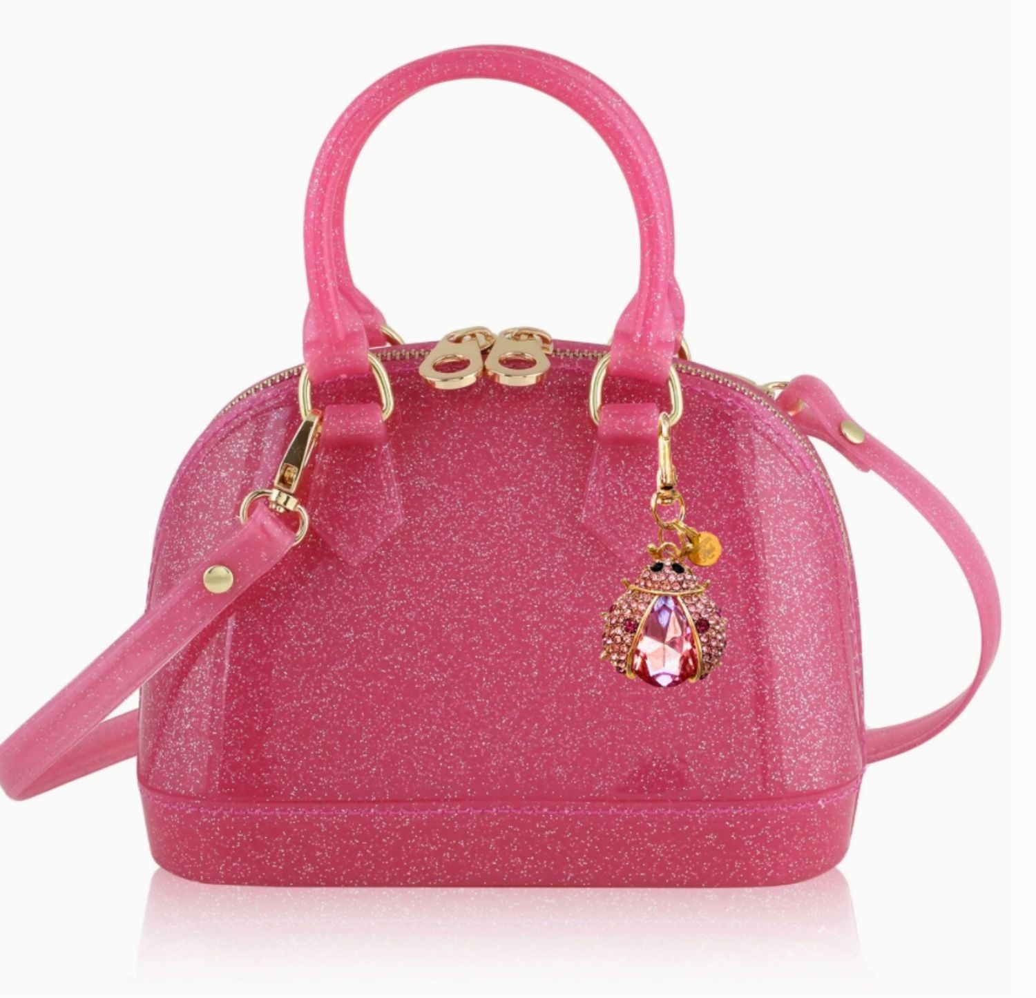 Cate in Hot Pink Sparkle: Little Lady