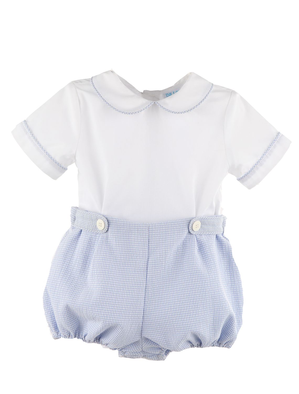 Mini Vichy Boy Set-Blue