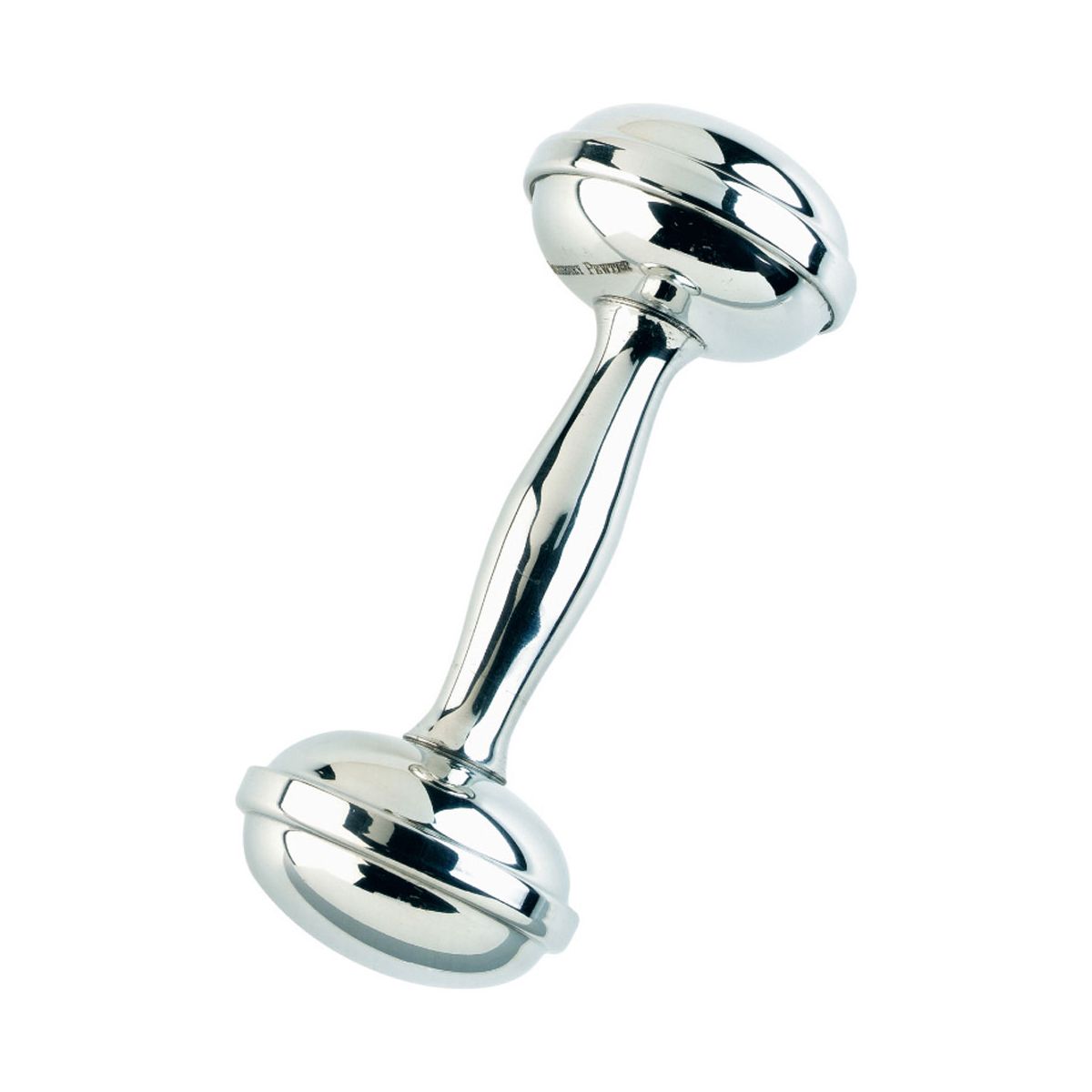 Pewter Dumbbell Rattle