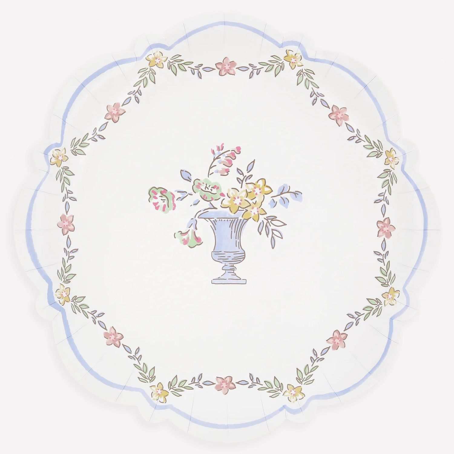 Chintz Border Dinner Plates