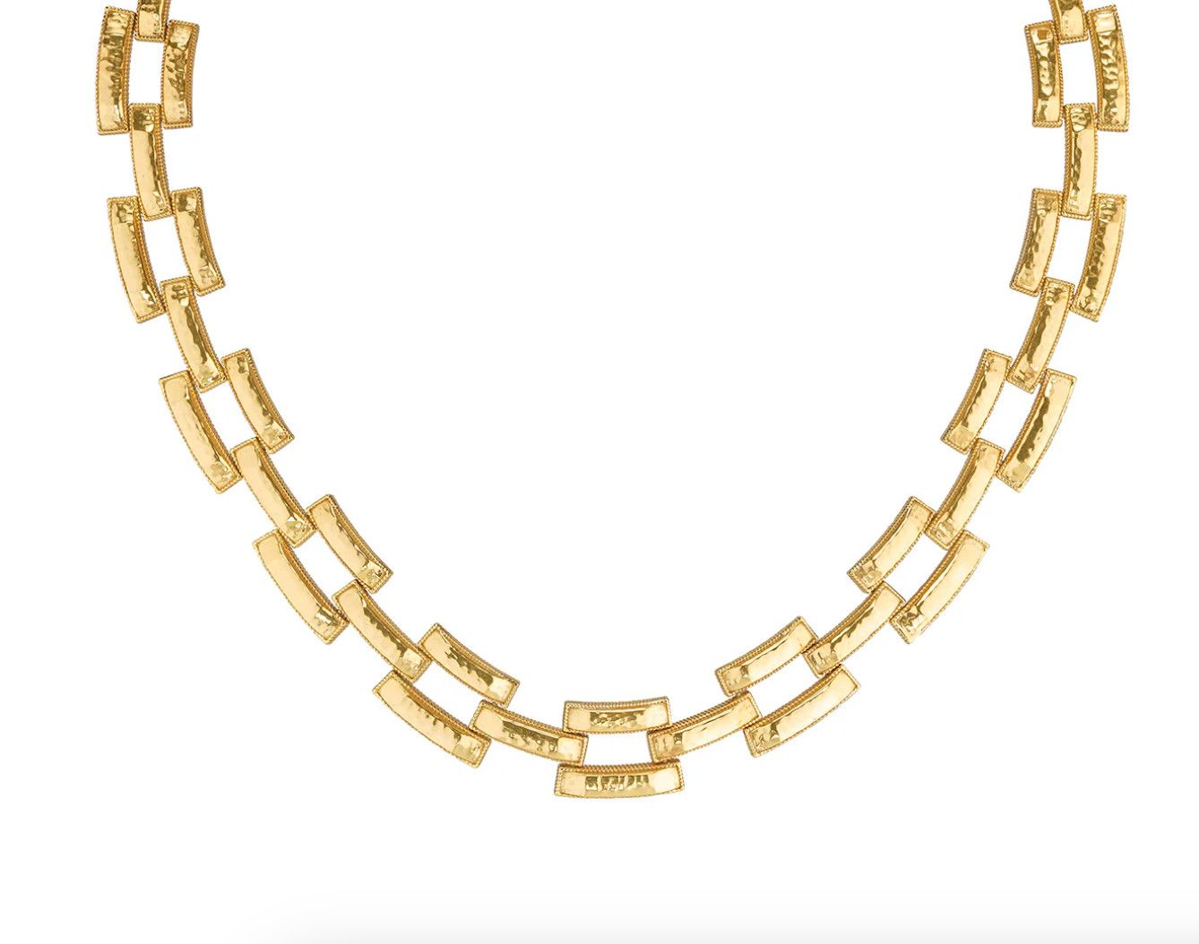Pathway Link Necklace Gold