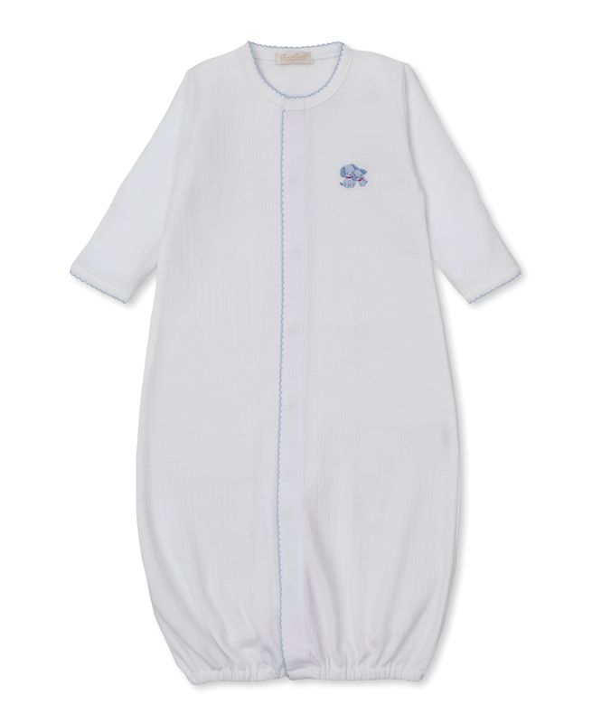 Converter Gown Hand Emb Premier Puppy - Lt Blue