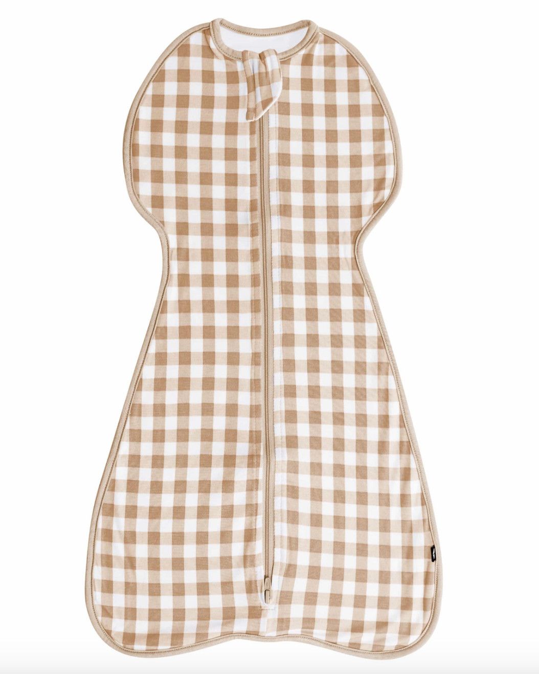 Gingham Bisque Swaddle Bag 0.5